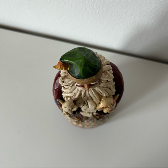 EUC Jim Shore SANTA'S BEST FRIEND Figurine Dogs Christmas 2005 10” Tall - Picture 6 of 7